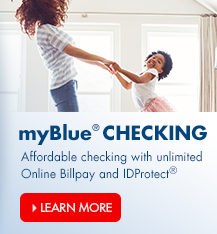 Feel confident in your checking account. Learn more about the benefits and security of Arvest's myBlue account.  Ask an associate today!