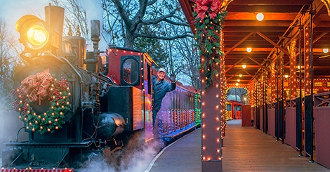 Silver Dollar City Christmas Train feature Image