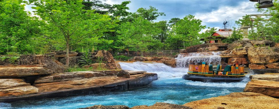 Photo of the Mystic Waterfall at Silver Dollar City