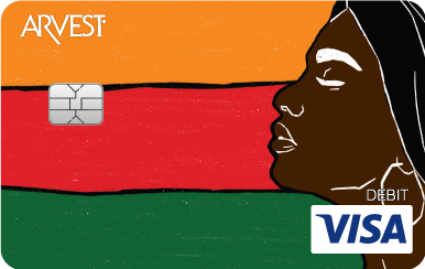 374 - debit card image featuring a woman