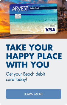 A beach debit card means you can take your happy place with you.