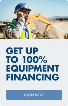 Get up to 100% Equipment Financing.